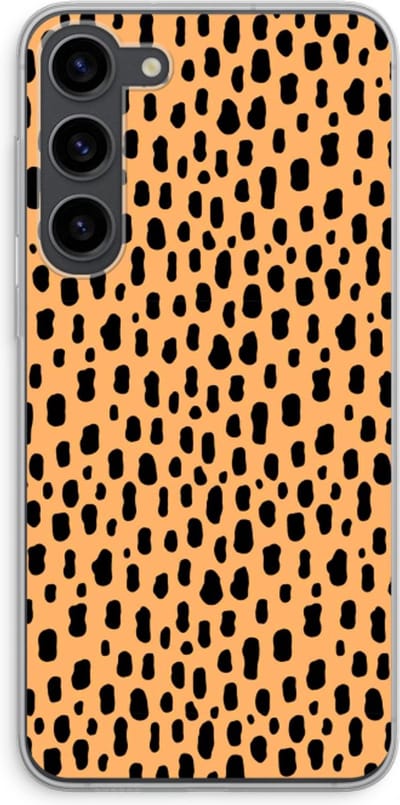 Case Company® - Hoesje geschikt voor Samsung Galaxy S23 Plus hoesje - Panter - Soft Cover Telefoonhoesje - Bescherming aan alle Kanten en Schermrand