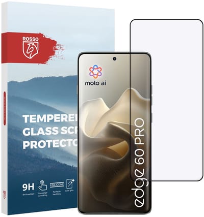 Rosso Screen Protector Geschikt voor Motorola Edge 60 Pro | 9H Tempered Glass | Glasplaatje | Beschermlaag | Beschermglas | 9H Hardheid
