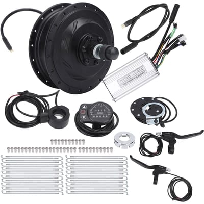 48V 500W Achterwiel Naafmotor Elektrische Fiets Conversie Kit met KT‑900S Display Meter voor 12G Wiel 20-inch 12G