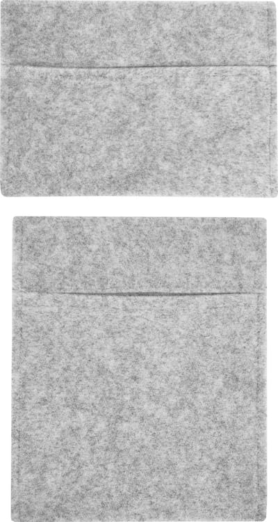 Busbekleding & opbergvakken - zilvergrijs - 11m² - 2 zakken
