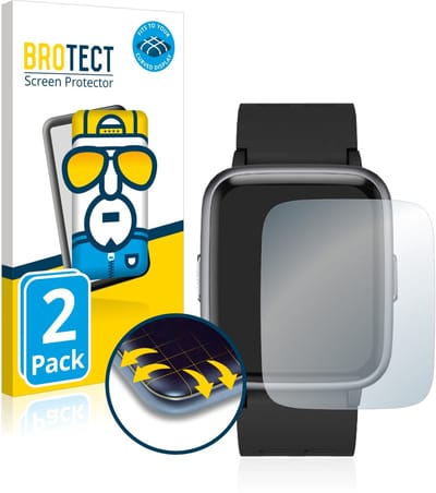 BROTECT - Screenprotector voor Yamay SW020 - Folie Beschermfolie transparant volledig dekking - 2 Stuks
