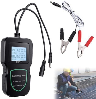 Zonnepaneeltester met LCD-display en IP67 Waterdicht