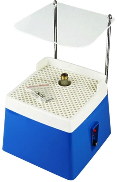 RosaBloom Mini Glasslijpmachine – Diamant Slijpmachine voor Glas & Keramiek – Inclusief 5/8" Slijpkop – 65W – Blauw
