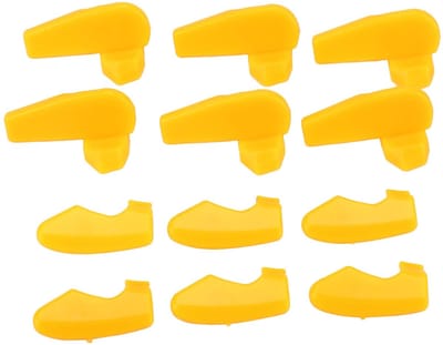 Dailygoods- Velgbeschermer Universele Pasvorm - 6 Paar Inzetstukken - Bandenwisselaar Gereedschap - Slijtvast Plastic - Eenvoudig Gebruik