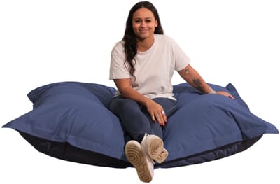 Dailygoods- Zitzak Waterdicht - XXL Zitzak - Afneembare Hoes - UV-Bestendig - Ruime Vulling - 180 x 140 cm - Beanbag