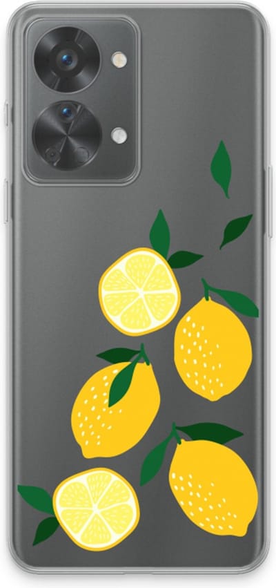 Case Company® - Hoesje geschikt voor OnePlus Nord 2T hoesje - You're my lemon - Soft Cover Telefoonhoesje - Bescherming aan alle Kanten en Schermrand