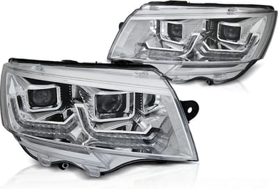 Koplampen voor VW T6.1 vanaf 2020 - DRL CHROOM