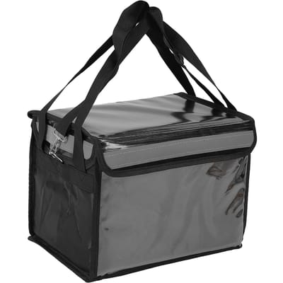 Geïsoleerde tas met bodemplaat binnenframe schouderband klittenband reflecterende strip 32L