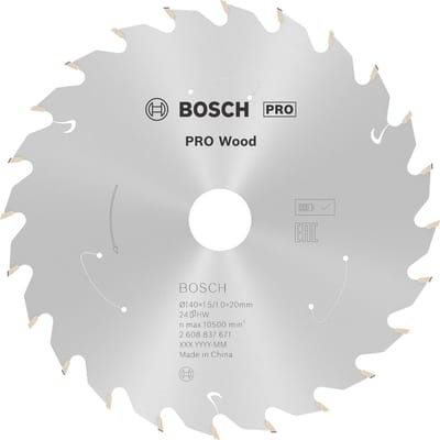 Bosch PRO Wood accuzaagblad voor cirkelzagen 140 x 1,5 x 20 mm - ...