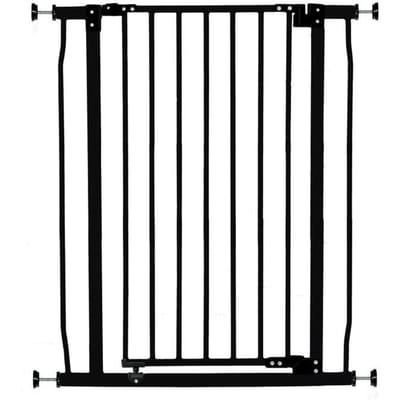 DREAMBABY Barriere de sécurité Extra Haute LIBERTY - Par pression - L 75/81 x H 93 cm - Noire