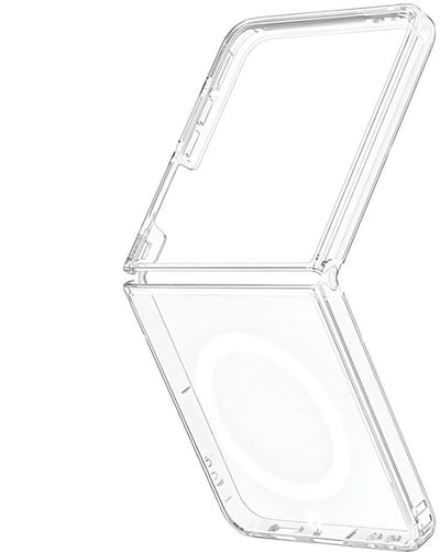 Force Case, Hoesje geschikt voor Galaxy Z Flip 7 - Slim MagSafe Versterkt 2m, Transparant