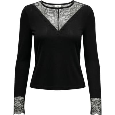 Jacqueline de Yong Roxy l/s lace top