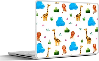 Laptop sticker - 11.6 inch - Leeuw - Design - Dieren - Kind - 30x21cm - Laptopstickers - Laptop skin - Cover