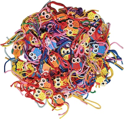 Fako Bijoux - Uiltje Geluksbrenger - Gelukspoppetjes - Gelukshanger - Hout - Mix - Uiltjes - 50 Stuks