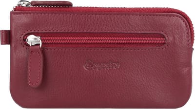 Esquire Viktoria Sleuteletui Leer 12 cm - rot