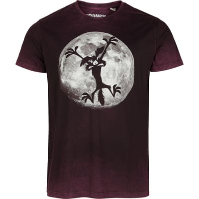 Looney Tunes T-shirt - Coyote - Moon Jump - S tot 3XL - voor Mannen - meerkleurig