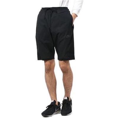 Nike Effen Kleur Logo Trekkoord Shorts Heren Onderkleding Zwart 886180-010 XXXL black
