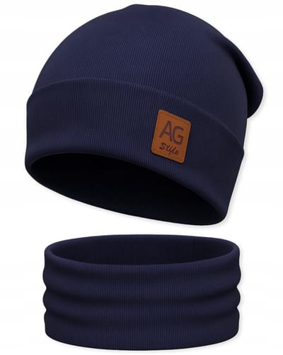 Dartomik - Hoofddoek Set - Czapka + Komin - Dubbelzijdige Laag - Unisex