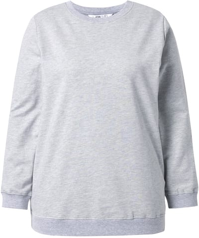 Angel of Style - Dames - Sweatshirt Comfort Fit - Lichtgrijs melange - Maat 42