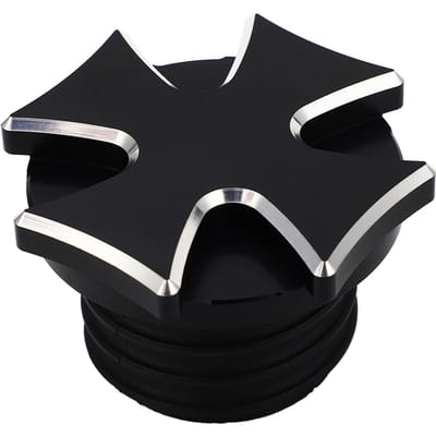 Motorfiets Benzinetank Oliedop CNC Aluminium Brandstof Gas Tank Geventileerde Decoratieve Oliedop Vervanging voor black