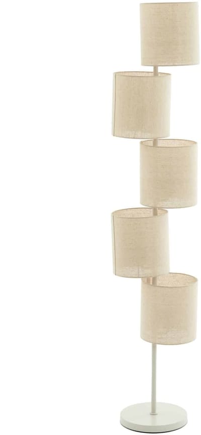 Light & Living Vloerlamp Benigno - Beige - Ø33cm - Modern - Staande lampen voor Woonkamer - Slaapkamer