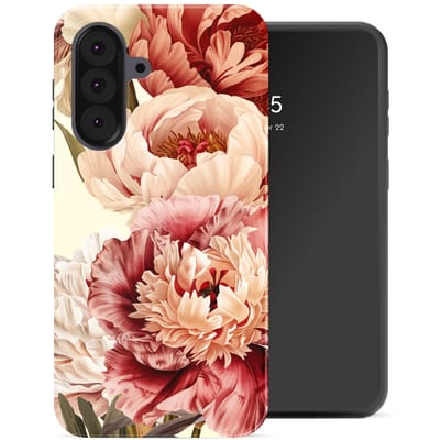 Selencia Hoesje - Geschikt voor Samsung Galaxy A37 (5G) - Backcover - Vintage Peony