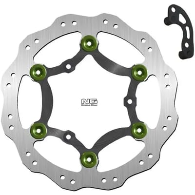 Vlotterende motorremschijfset en steuntje NG Brake Disc Wave 1379XK22