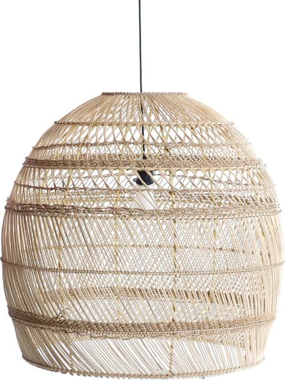Canal Living - Avenue hanglamp - Ø70 cm - Rotan - Handgemaakt - Plafondbevestiging met E27 fitting