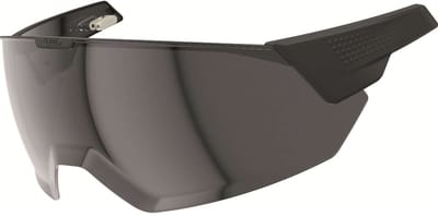 ABUS MagneticVisor voor de fietshelm HYP-E - en de varianten ACE en BL.ACE - magnetisch helmvizier beschermt tegen wind en weer - fietshelmaccessoires - maat S/M, smoke