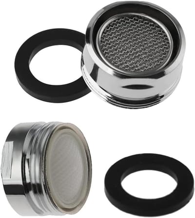 2 Stuks Wastafel Kraan Adapter Beluchter Mannelijk 24mm NPT Buitendraad - Keuken Badkamer Waterbesparing