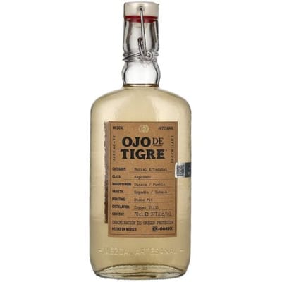 Ojo de Tigre Mezcal Artesanal Reposado 100% Agave 37% Vol. 0,7l