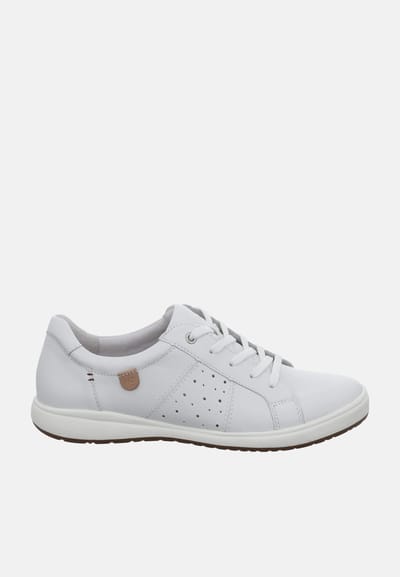 Josef Seibel - CAREN 01 - Dames veterschoenen - Kleur: Wit/beige - Maat: 40