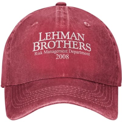 Lehman Brothers Risicobeheer 2008 Baseballpet Bank Faillissement Truckerpet Tennis Skate Snapbackpet Dames Baseballpetten Adjustable pink