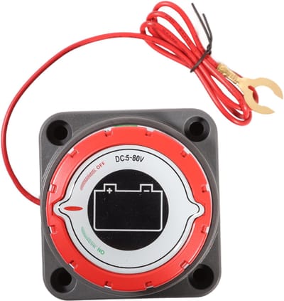 Batterijschakelaar Autobatterij - Isolatorschakelaar Hoofdschakelaar - 5V-80V -AAN-UIT Waterdicht Ingebouwde aan/uit-Schakelaar - voor Motorfiets Marine Boot Caravan Auto Voertuigen Jachtbus