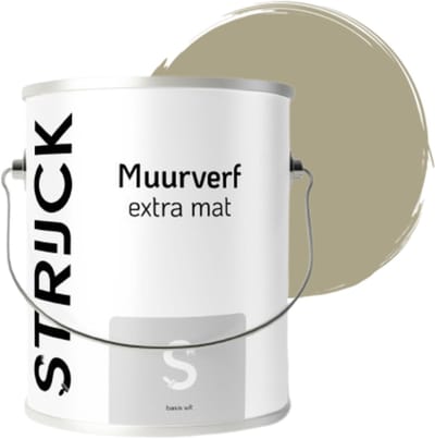 STRIJCK Muurverf Extramat - Pistache - 149Y-4 - 2.5 liter