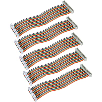 Câble GPIO mâle vers femelle pour Raspberry Pi, 5 pièces, 40 broches, accessoires informatiques, 20 cm, mâle vers femelle