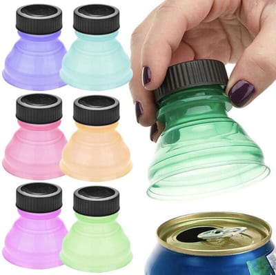 12x Herbruikbare Blikjes Deksel - Snap Op - Camping gadget - Deksel