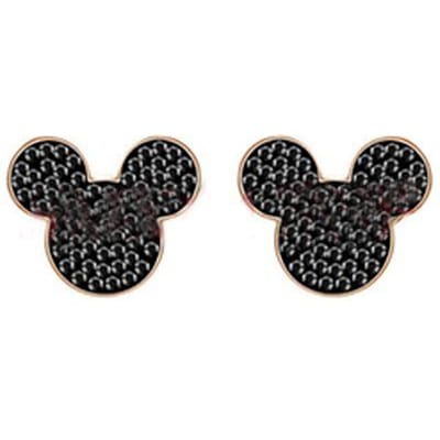 Swarovski Mickey Mouse Oorbellen Damesoorbellen Zwart 5435137 Box (Random Color) black