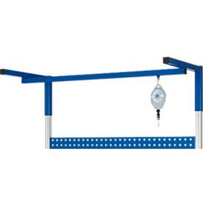Rau trolley voor in hoogte verstelbare werkpleksystemen Series E, 8 zwenkwielen, verzinkt karabijnhaak, B 20 x D 10 x H 60 mm, tot 30 kg