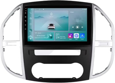 Autoradio met bluetooth - Carplay - Voor Mercedes Benz Vito W447 (2014-2021) - Geschikt voor Apple en Android - Stereo - Navigatie - Navigatiesysteem auto