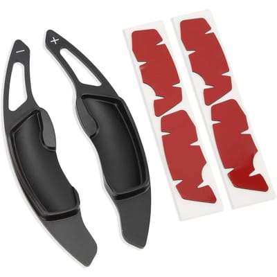 1 Paar Aluminiumlegering Schakelpaddelverlengstuk Voor Subaru Impreza WRX BRZ Forester Legacy Outback red