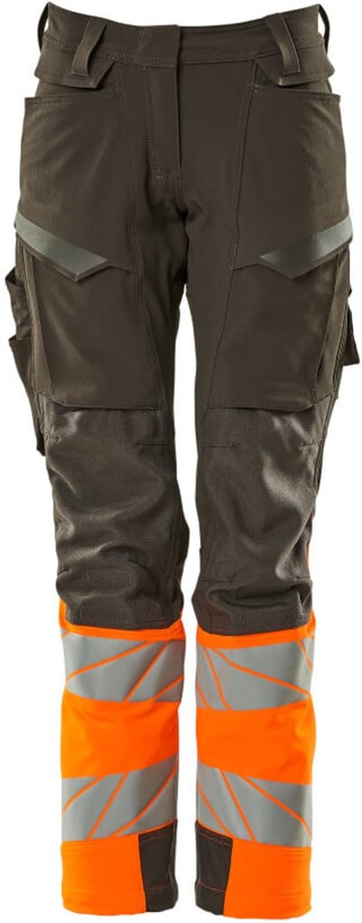 Mascot Accelerate Safe Broek met kniezakken 19178-511 - donkerantraciet/hi-vis oranje - C42 - 76