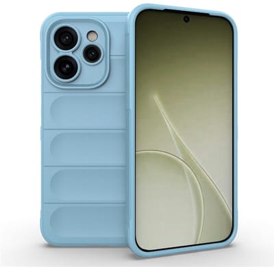 Coverup Hoesje - Geschikt voor OPPO Reno15 Pro Hoesje - Coverup Hands-On Rugged Back Cover - Lichtblauw
