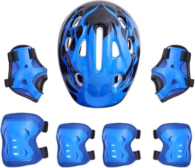Kinder Beschermset - Beschermers Set - Sporten - Compleet met Helm - 50-54 cm