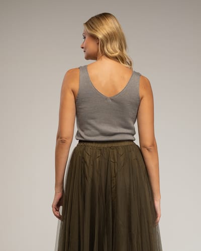 Trui van breigaren met Lurex