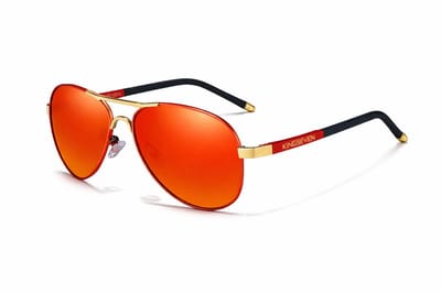 KingSeven Redstar - Pilotenbril met UV400 en polarisatie filter - Z186
