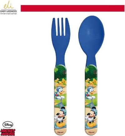 Kinder besteksetje van Mickey Mouse Plastic