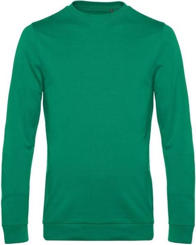 B&C Heren in sweatshirt (Kelly Groen)