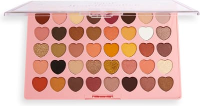 I Heart Revolution Total Heartbreaker Eyeshadow Palette - Groot Oogschaduw Palette - Hartjes