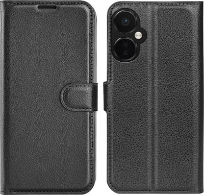 Coverup Hoesje - Geschikt voor OnePlus Nord CE 3 Lite 5G Hoesje - Coverup Book Case - Zwart